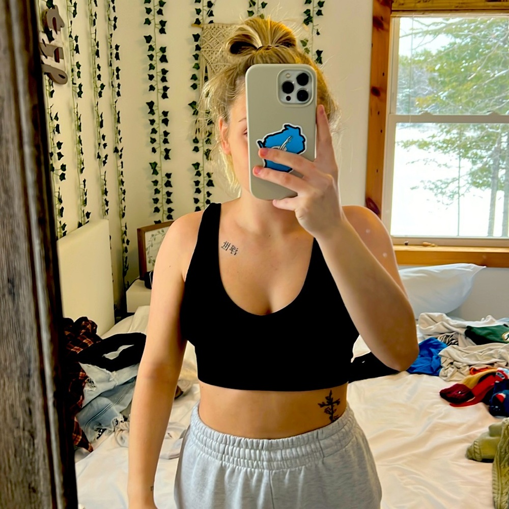 Black Crop Top